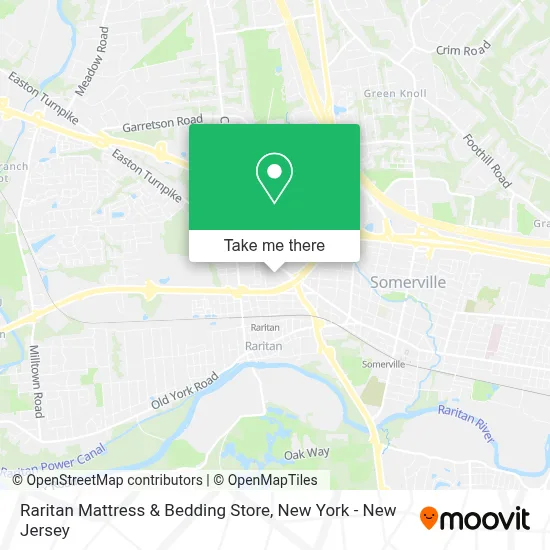 Raritan Mattress & Bedding Store map