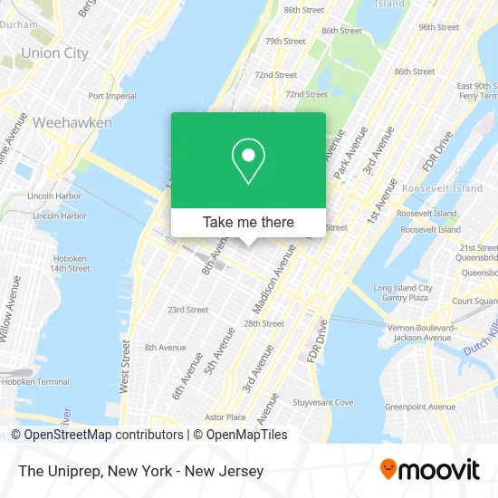 The Uniprep map