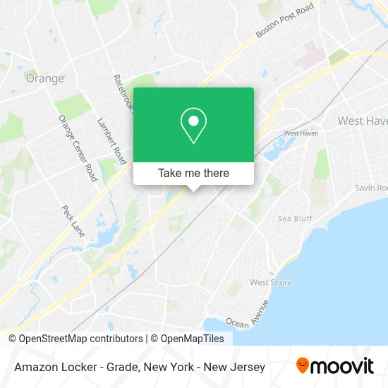 Amazon Locker - Grade map