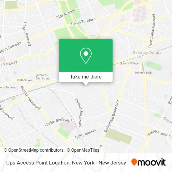 Ups Access Point Location map