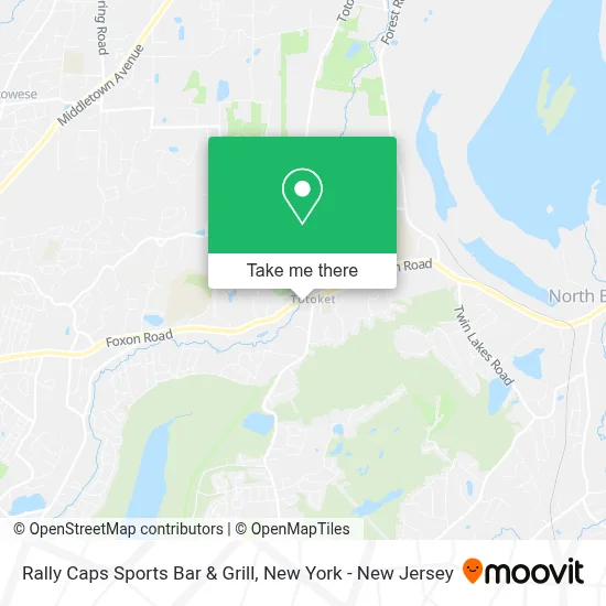 Rally Caps Sports Bar & Grill map