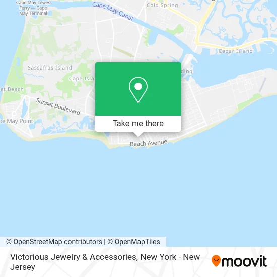 Victorious Jewelry & Accessories map