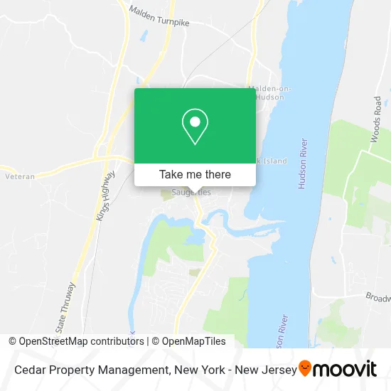 Cedar Property Management map