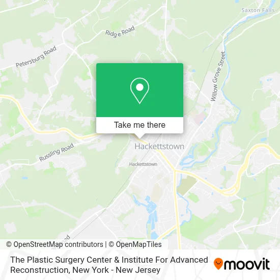 The Plastic Surgery Center & Institute For Advanced Reconstruction map