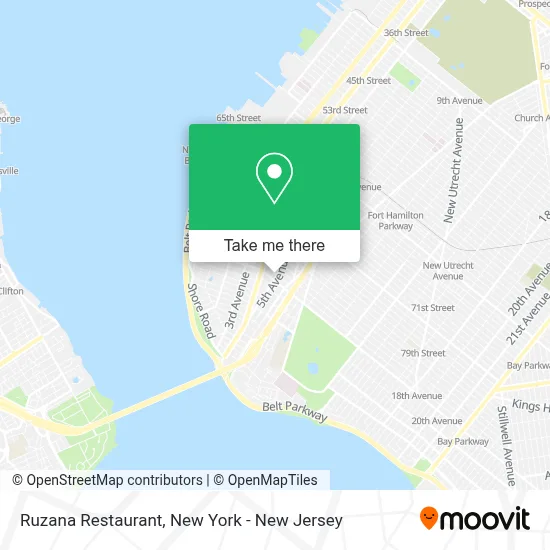 Ruzana Restaurant map