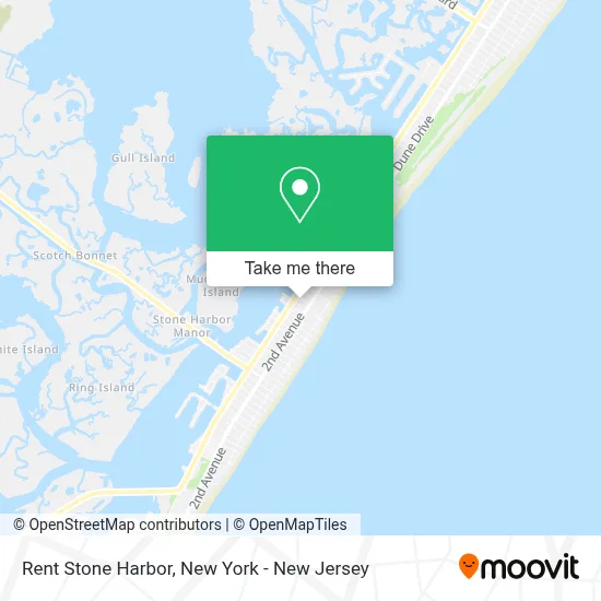 Rent Stone Harbor map