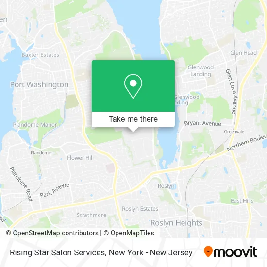 Rising Star Salon Services map