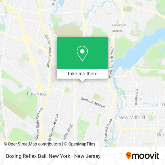 Boxing Reflex Ball map
