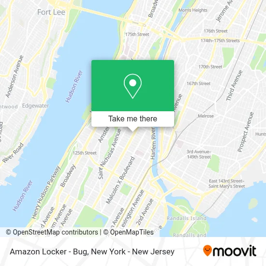 Amazon Locker - Bug map