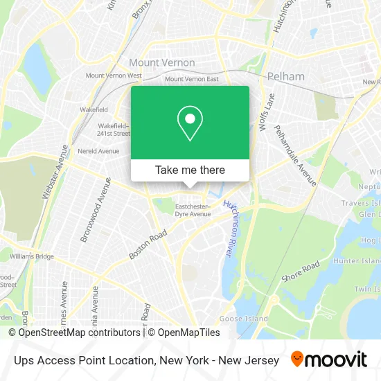 Ups Access Point Location map