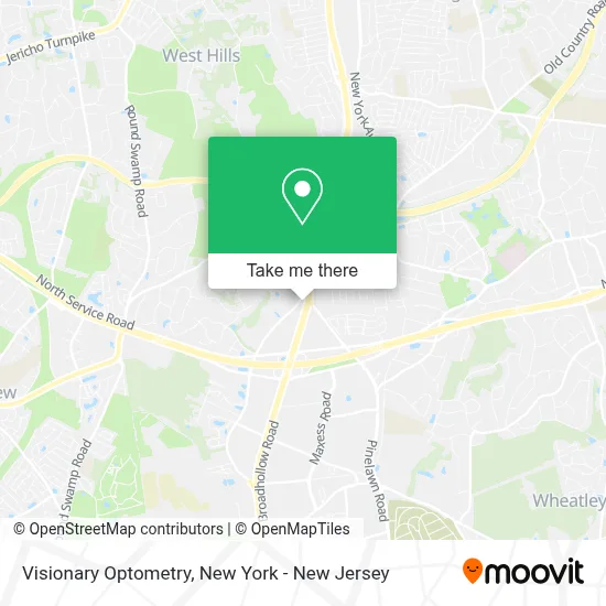 Visionary Optometry map