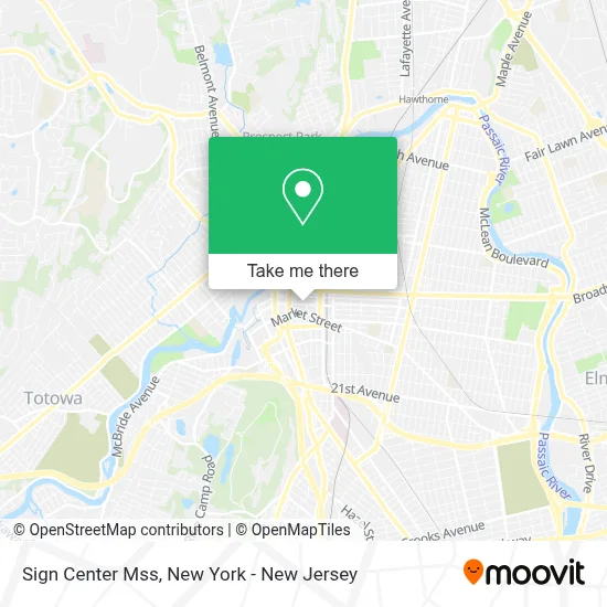 Sign Center Mss map