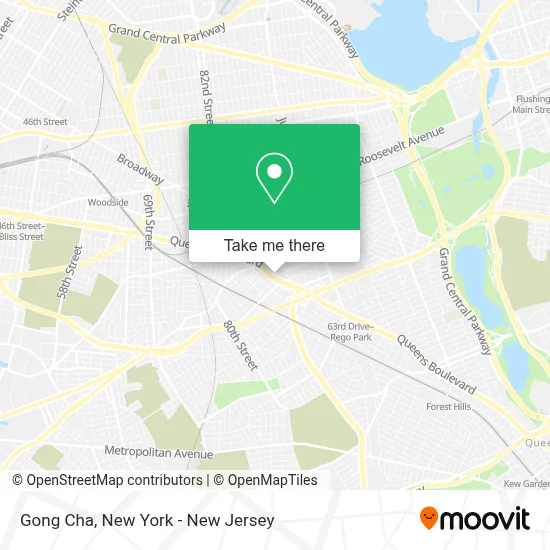 Gong Cha map
