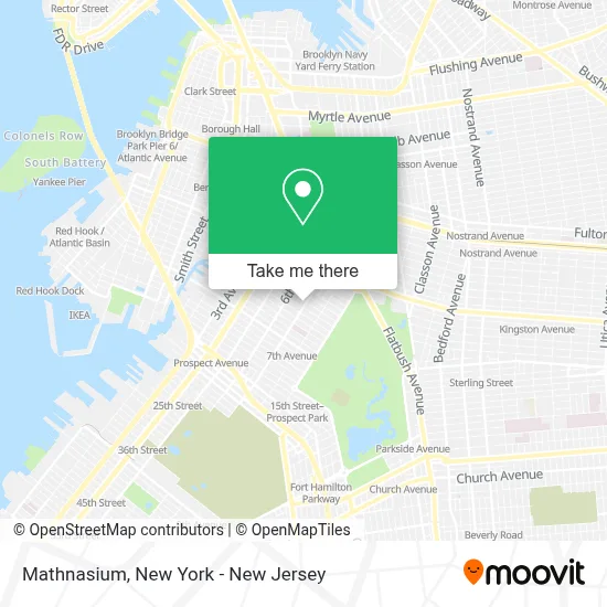 Mathnasium map