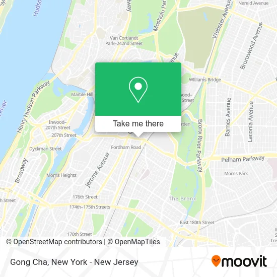 Gong Cha map