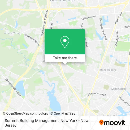 Summit Building Management map