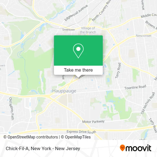 Chick-Fil-A map