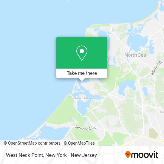 West Neck Point map