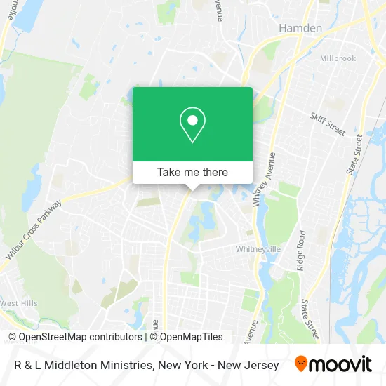 R & L Middleton Ministries map