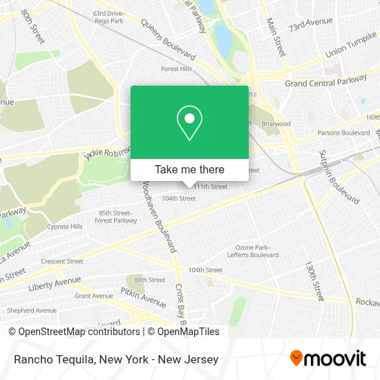 Rancho Tequila map