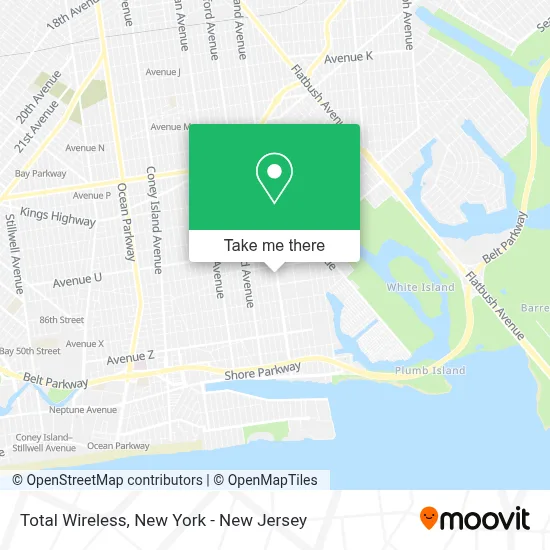 Total Wireless map