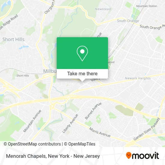 Menorah Chapels map