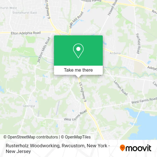 Rusterholz Woodworking, Rwcustom map