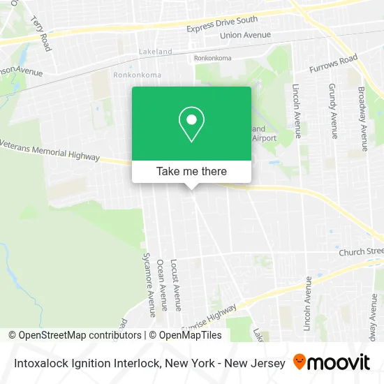 Intoxalock Ignition Interlock map