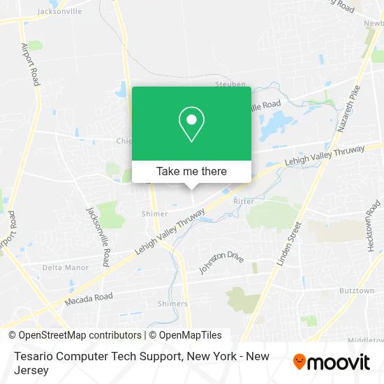 Tesario Computer Tech Support map