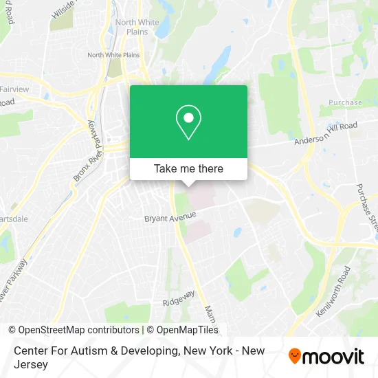 Center For Autism & Developing map