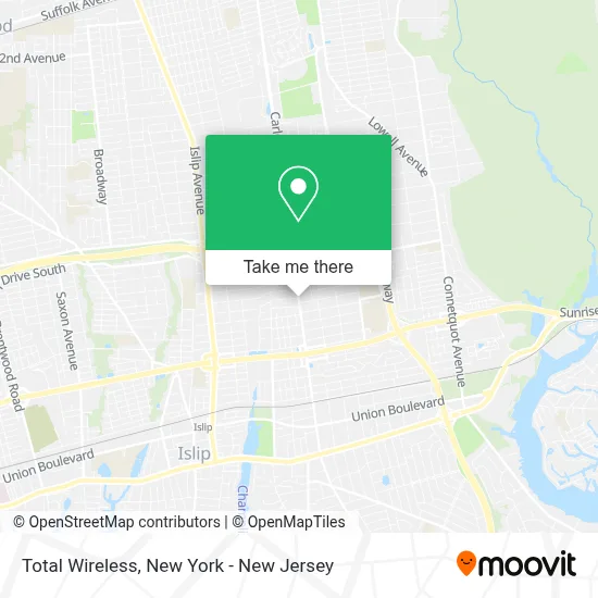 Total Wireless map