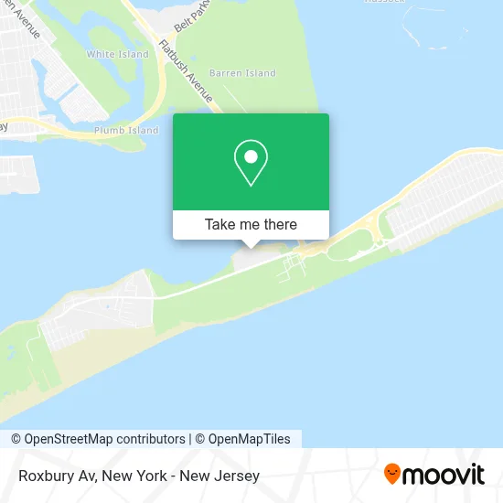 Roxbury Av map