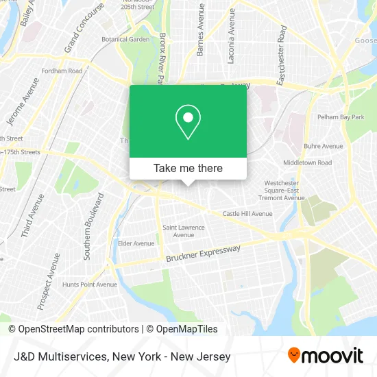 J&D Multiservices map