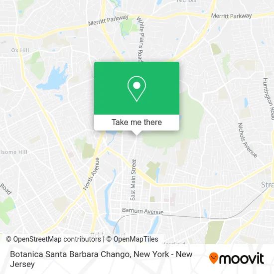 Botanica Santa Barbara Chango map