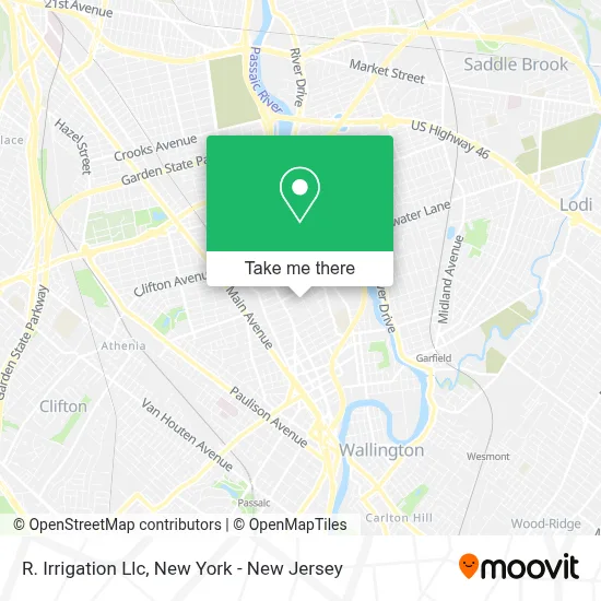 R. Irrigation Llc map