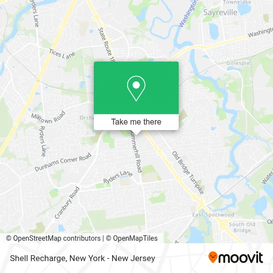 Shell Recharge map