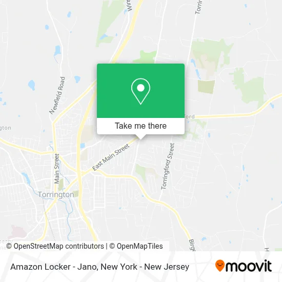 Amazon Locker - Jano map