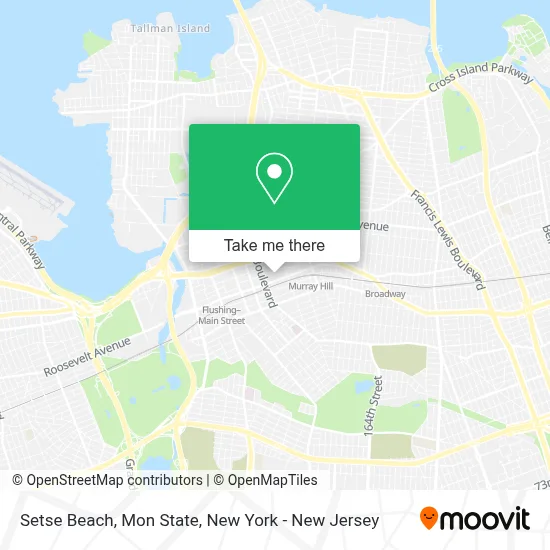 Setse Beach, Mon State map