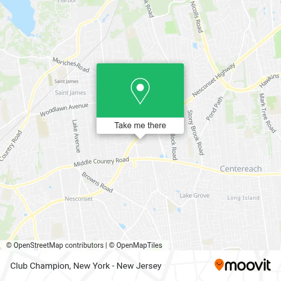Club Champion map