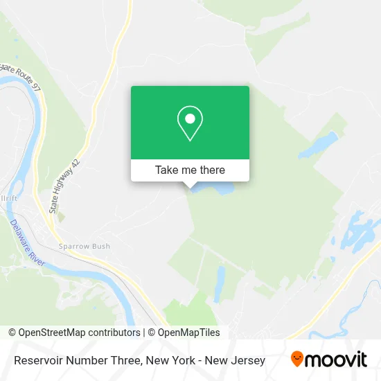 Reservoir Number Three map