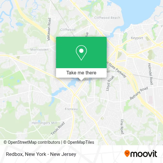 Redbox map