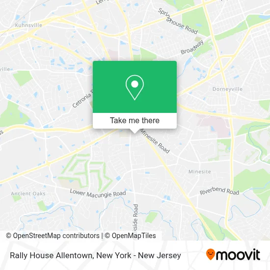 Rally House Allentown map