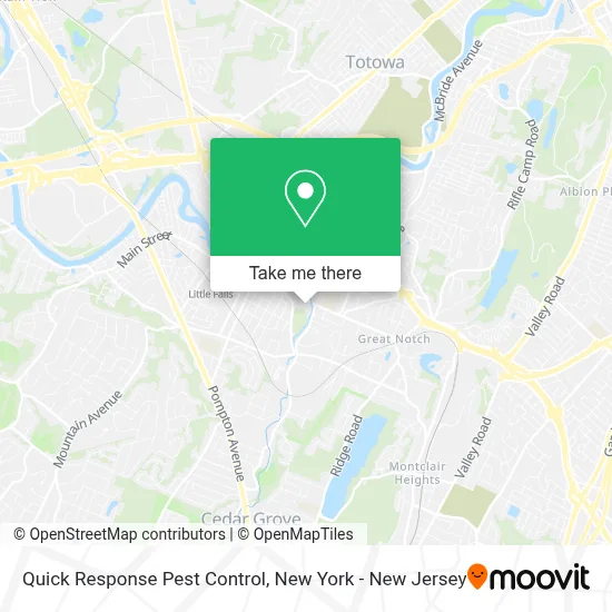 Quick Response Pest Control map