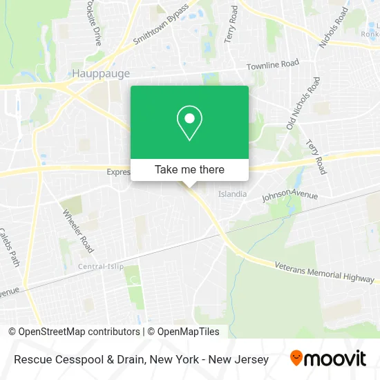 Rescue Cesspool & Drain map