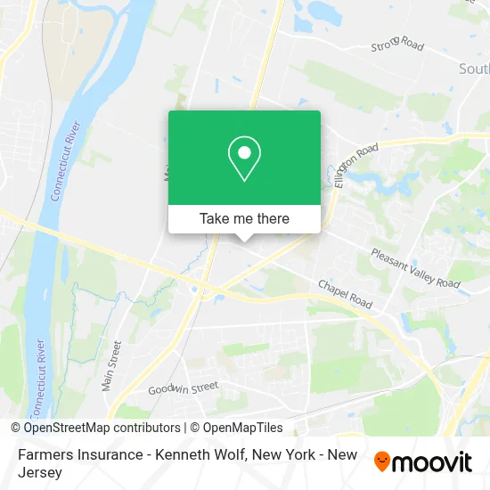 Farmers Insurance - Kenneth Wolf map