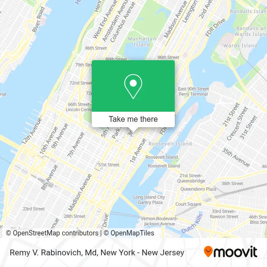 Remy V. Rabinovich, Md map
