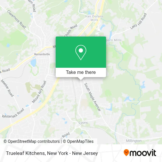 Trueleaf Kitchens map