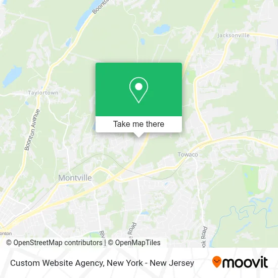 Custom Website Agency map