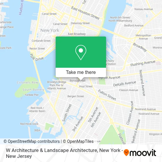 W Architecture & Landscape Architecture map