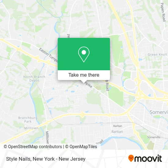 Style Nails map